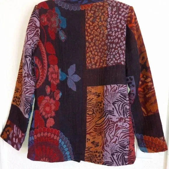 VINTAGE VENARIO BOILED WOOL LINED LIGHT WEIGHT JACKET - Picture 5 of 6